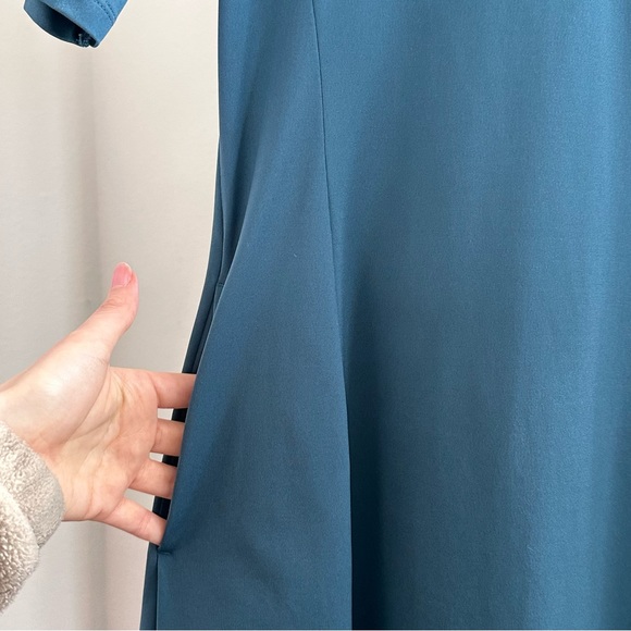 Uniqlo Teal Airism Collared Dress - Picture 4 of 4